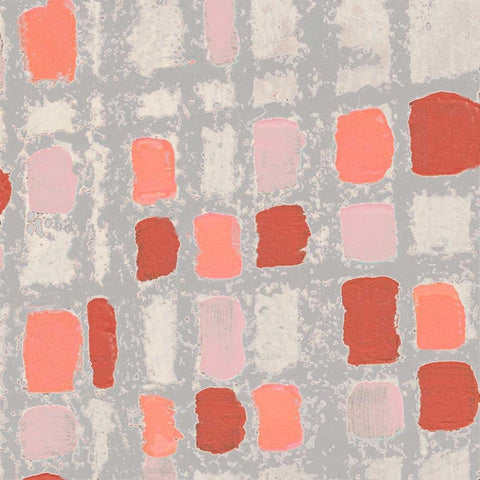 Coral Fractal I Black Ornate Wood Framed Art Print with Double Matting by Marcon, Michael