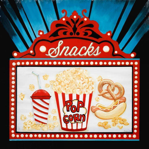 Fresh Pop Gold Ornate Wood Framed Art Print with Double Matting by Ritter, Gina