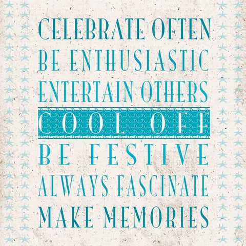 Cool Off Black Modern Wood Framed Art Print with Double Matting by Studio, Sd Graphics