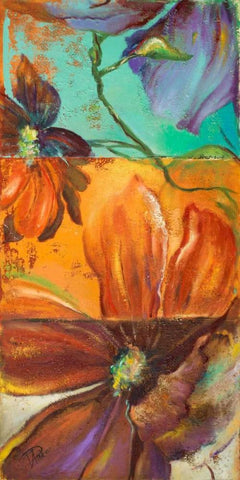 Modernismo I White Modern Wood Framed Art Print with Double Matting by Pinto, Patricia