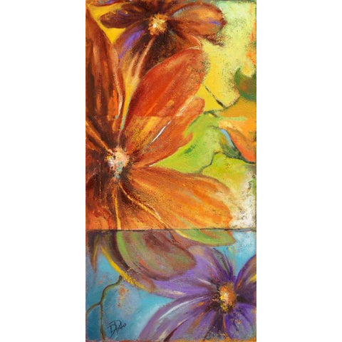 Modernismo II Black Modern Wood Framed Art Print with Double Matting by Pinto, Patricia