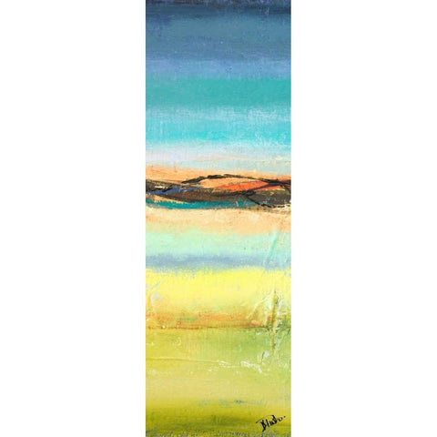 Twilight Panel I Gold Ornate Wood Framed Art Print with Double Matting by Pinto, Patricia