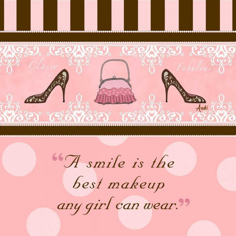 Classy and Fabulous II Black Modern Wood Framed Art Print by Metz, Andi