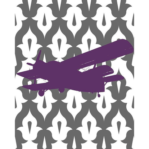 Flight Patterns II Black Modern Wood Framed Art Print with Double Matting by Marcon, Michael