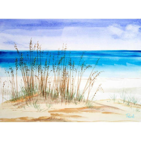 July II White Modern Wood Framed Art Print by Urban Pearl Collection, Llc