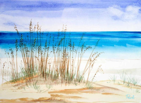 July II White Modern Wood Framed Art Print with Double Matting by Urban Pearl Collection, Llc