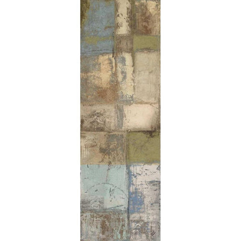 Autumn Deconstructing Panel I Gold Ornate Wood Framed Art Print with Double Matting by Marcon, Michael