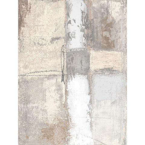 Neutral Autumn Deconstructing I Black Modern Wood Framed Art Print by Marcon, Michael