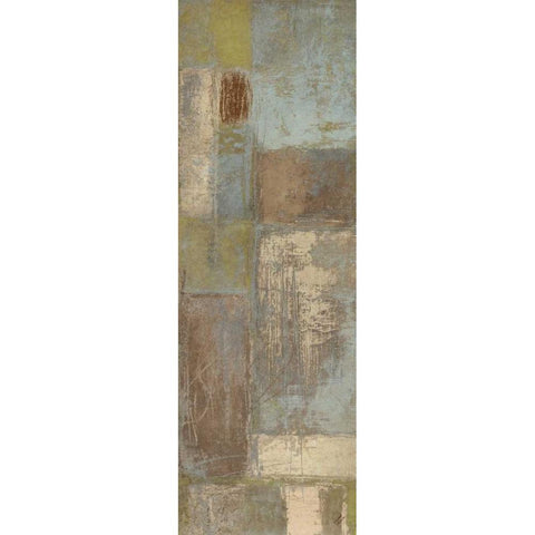 Autumn Deconstructing Panel II Gold Ornate Wood Framed Art Print with Double Matting by Marcon, Michael