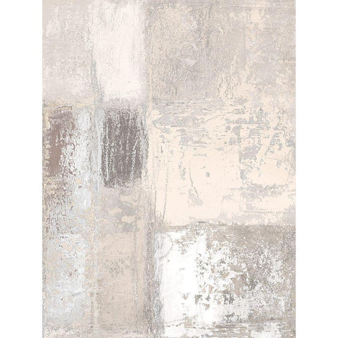 Neutral Autumn Deconstructing II White Modern Wood Framed Art Print by Marcon, Michael