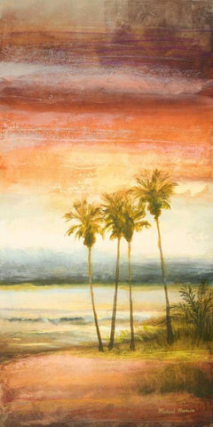 After the Storm White Modern Wood Framed Art Print with Double Matting by Marcon, Michael
