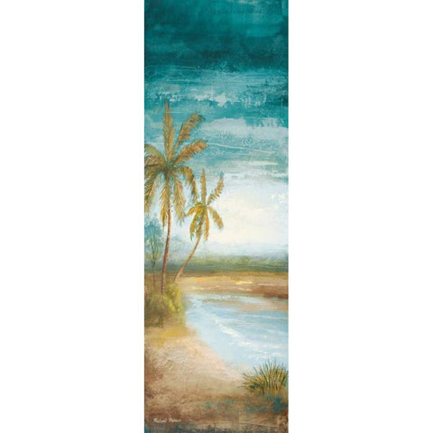 Return to the Sea Black Modern Wood Framed Art Print with Double Matting by Marcon, Michael