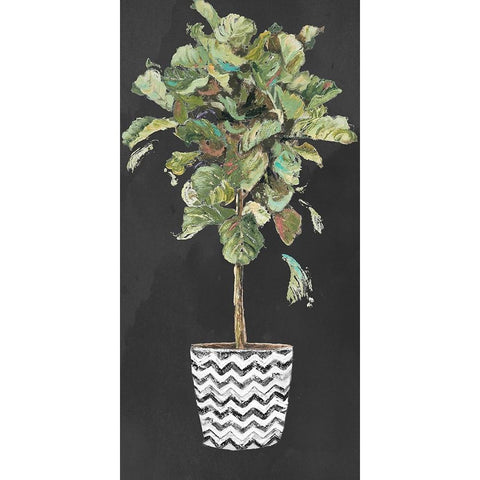 Essential Compliment on Black I Black Modern Wood Framed Art Print with Double Matting by Pinto, Patricia