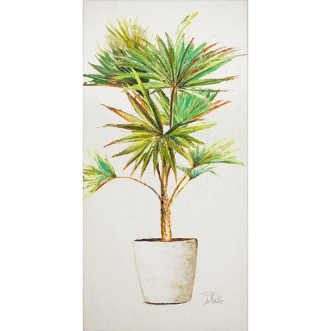 Essential Compliment on White V Gold Ornate Wood Framed Art Print with Double Matting by Pinto, Patricia