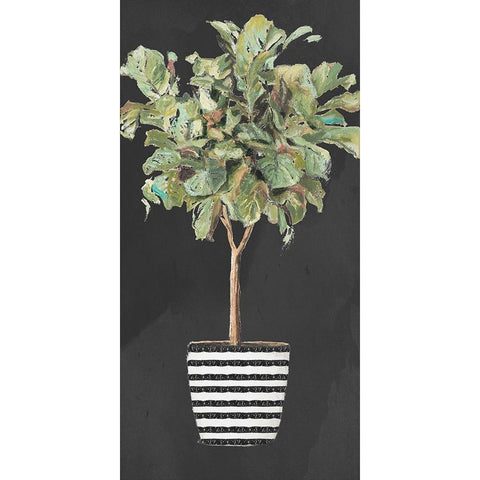 Essential Compliment on Black II Black Modern Wood Framed Art Print with Double Matting by Pinto, Patricia