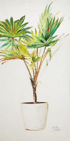 Essential Compliment on White VI Black Ornate Wood Framed Art Print with Double Matting by Pinto, Patricia