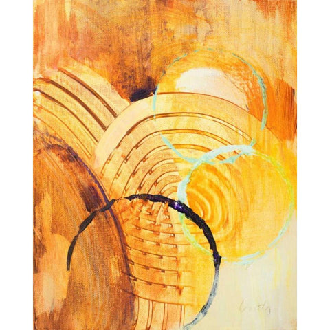 Above and Beyond II Black Modern Wood Framed Art Print by Loreth, Lanie