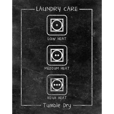 Laundry Care I White Modern Wood Framed Art Print by SD Graphics Studio
