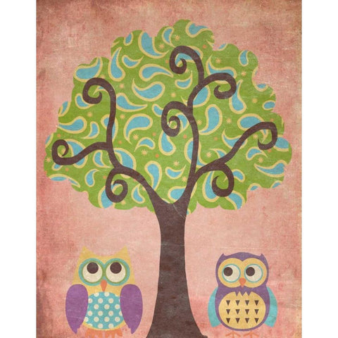 Wisdom in Trees I Gold Ornate Wood Framed Art Print with Double Matting by Metz, Andi
