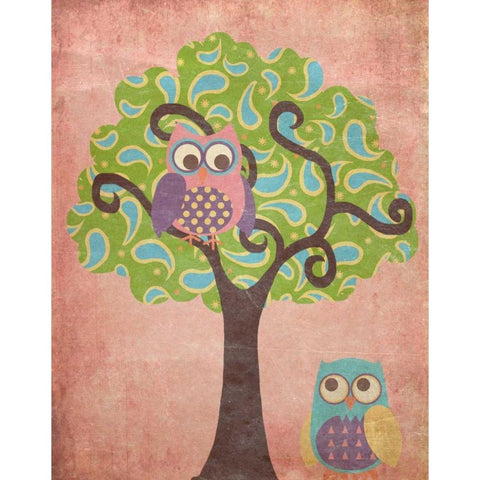 Wisdom in Tree II White Modern Wood Framed Art Print by Metz, Andi