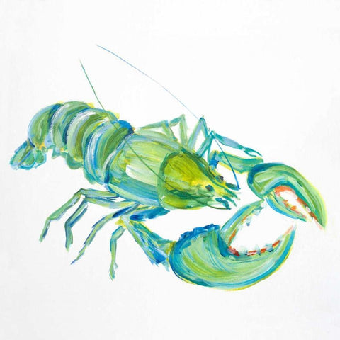 Sealife III White Modern Wood Framed Art Print with Double Matting by DeRice, Julie