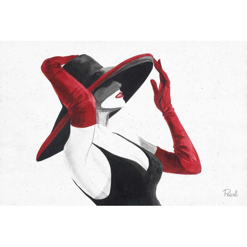 Women of Style I Black Modern Wood Framed Art Print with Double Matting by Urban Pearl Collection, Llc