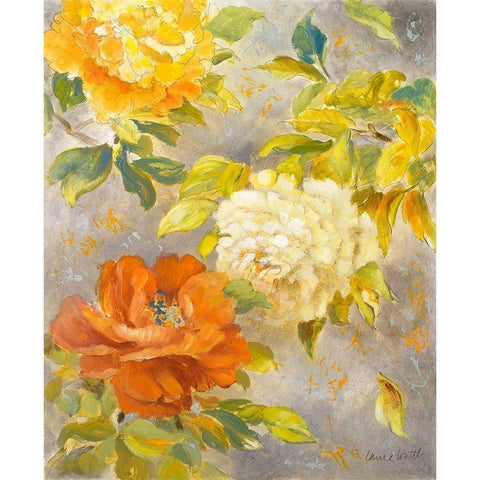 Beauty of the Blossom Gold Ornate Wood Framed Art Print with Double Matting by Loreth, Lanie
