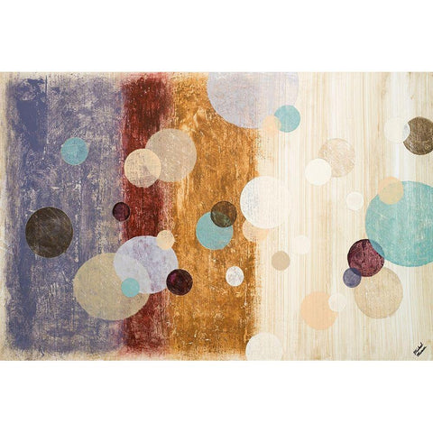 Clusters I Black Modern Wood Framed Art Print by Marcon, Michael