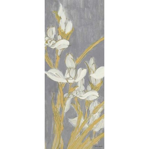 Tranquil Elegance Panel II White Modern Wood Framed Art Print by Loreth, Lanie