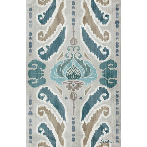 A Touch of Flourish I Gold Ornate Wood Framed Art Print with Double Matting by Pinto, Patricia
