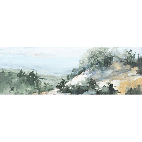 Morning Light Panel White Modern Wood Framed Art Print by Slivka, Jane