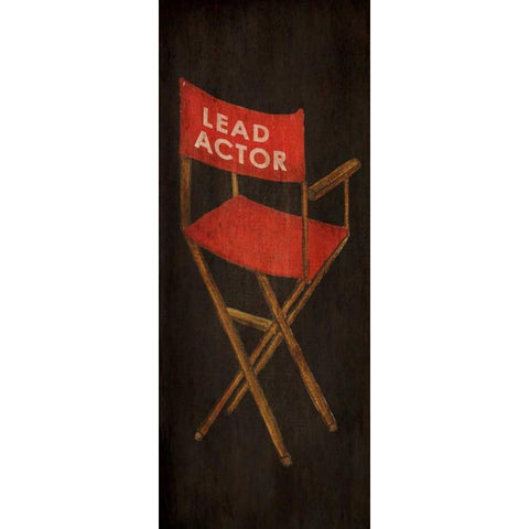 Now Showing Chair Gold Ornate Wood Framed Art Print with Double Matting by Ritter, Gina