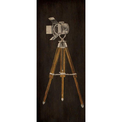 Now Showing Lightstand White Modern Wood Framed Art Print by Ritter, Gina