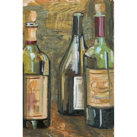 Vino II White Modern Wood Framed Art Print by French-Roussia, Heather