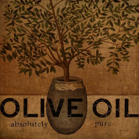 Olive Oil Black Modern Wood Framed Art Print with Double Matting by Albert, Beth