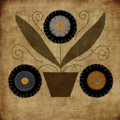 American Fruit Harvest White Modern Wood Framed Art Print with Double Matting by Albert, Beth