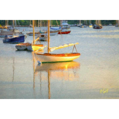 Sail Me Black Modern Wood Framed Art Print with Double Matting by Petrizzo, Michael