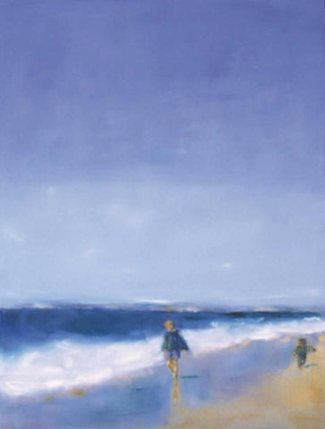 Point Reyes White Modern Wood Framed Art Print with Double Matting by Hoffman, Kate