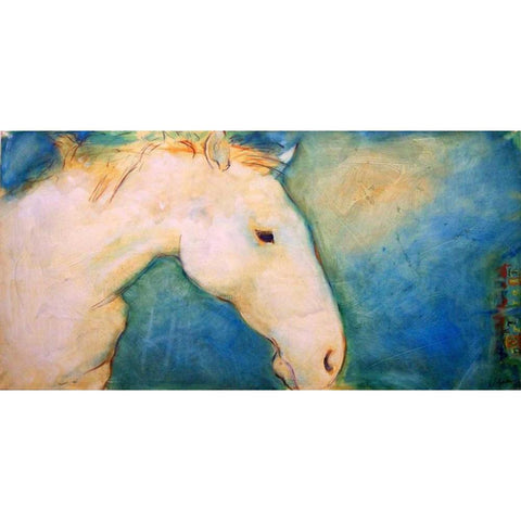 Profile Black Modern Wood Framed Art Print with Double Matting by Hoffman, Kate