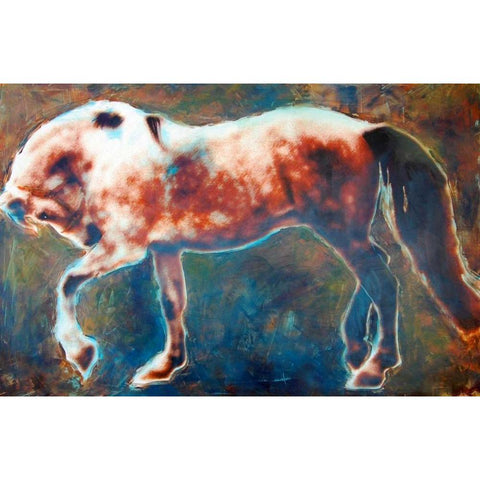 Antonio White Modern Wood Framed Art Print by Hoffman, Kate