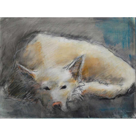 Missy White Modern Wood Framed Art Print by Hoffman, Kate