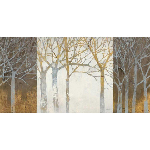 Night and Day White Modern Wood Framed Art Print by Lovell, Kathrine