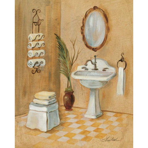 Light Bath II Gold Ornate Wood Framed Art Print with Double Matting by Vassileva, Silvia