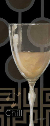 Chill White Modern Wood Framed Art Print with Double Matting by Audit, Lisa