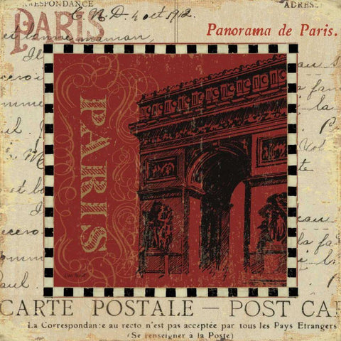 La Tour II Gold Ornate Wood Framed Art Print with Double Matting by Audit, Lisa