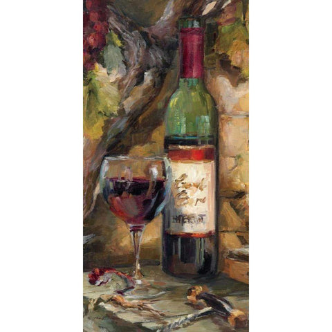 Le Cour de le Chateau I Black Modern Wood Framed Art Print by Hageman, Marilyn