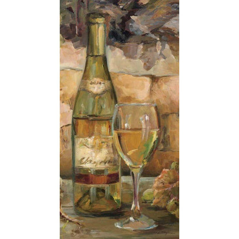 Le Cour de le Chateau II Black Modern Wood Framed Art Print by Hageman, Marilyn