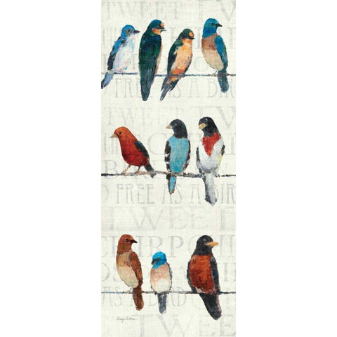 The Usual Suspects Panel I White Modern Wood Framed Art Print by Tillmon, Avery