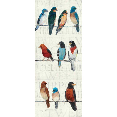 The Usual Suspects Panel I Gold Ornate Wood Framed Art Print with Double Matting by Tillmon, Avery