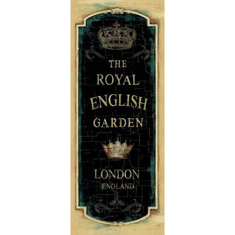 Garden View IX - Royal English White Modern Wood Framed Art Print by Audit, Lisa